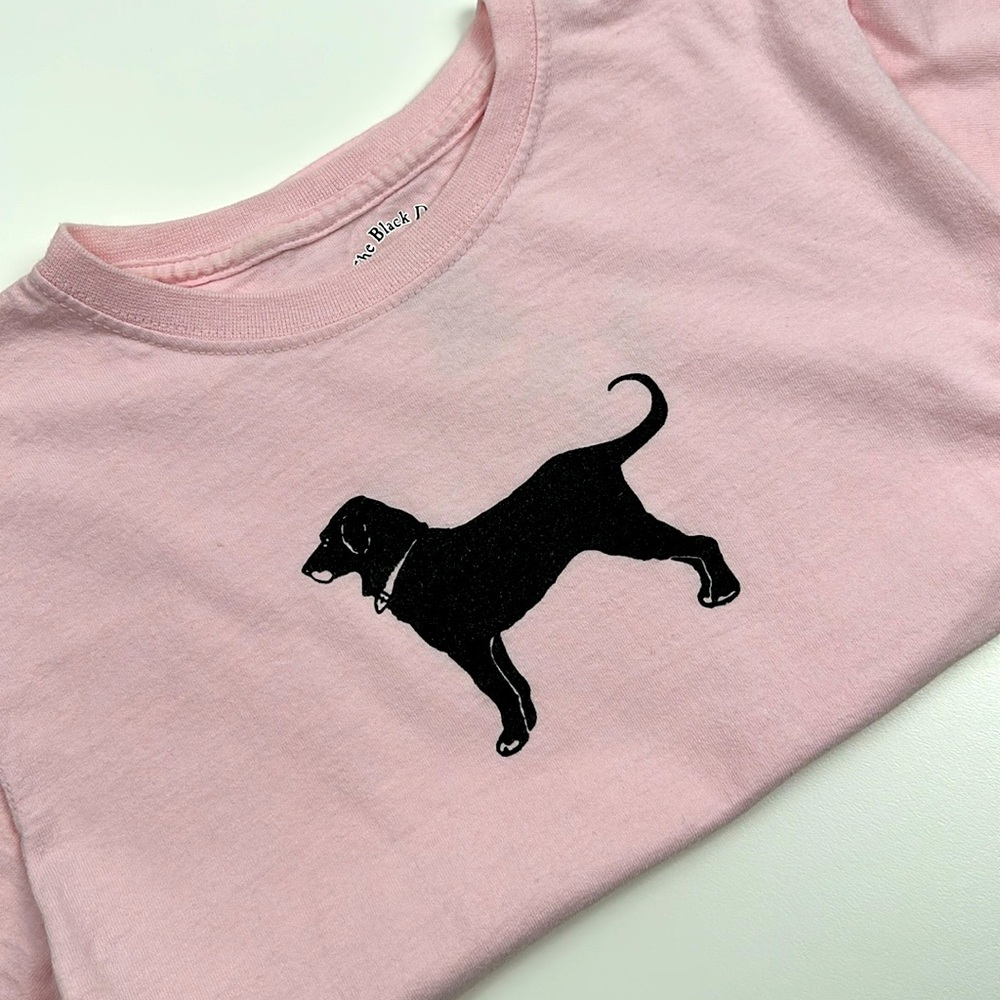 The Black Dog vintage pink tee